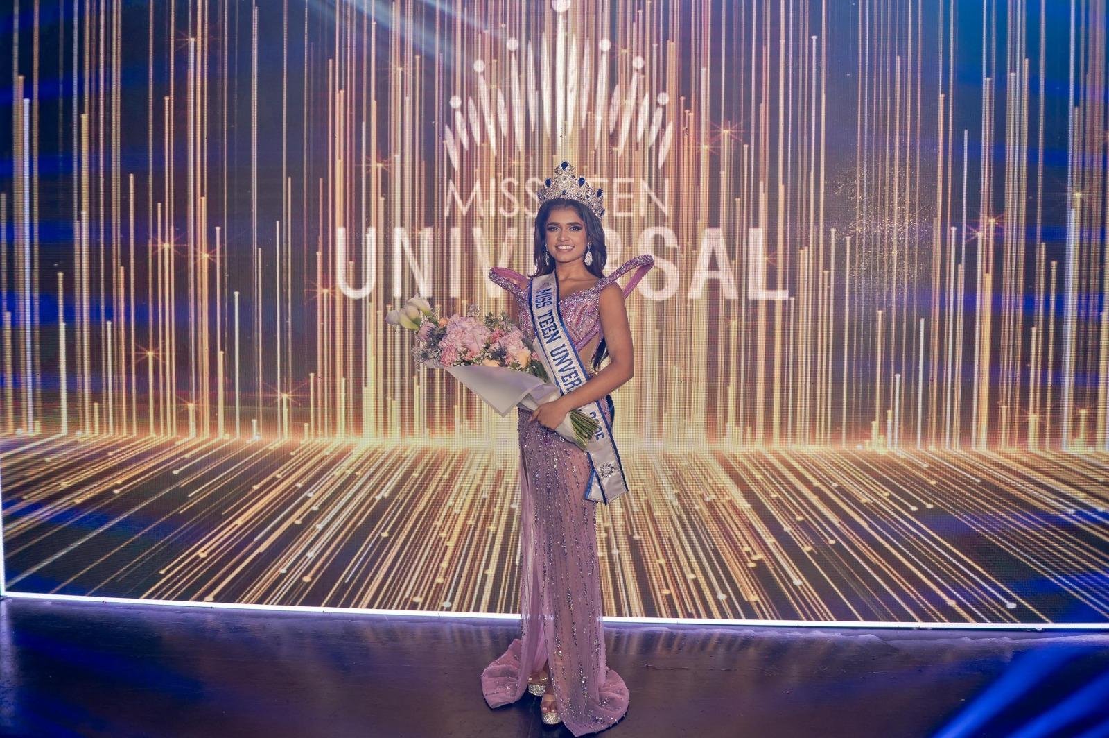 Akshita Pinapaty Makes History as First Indian to Win Miss Teen Universal 2025